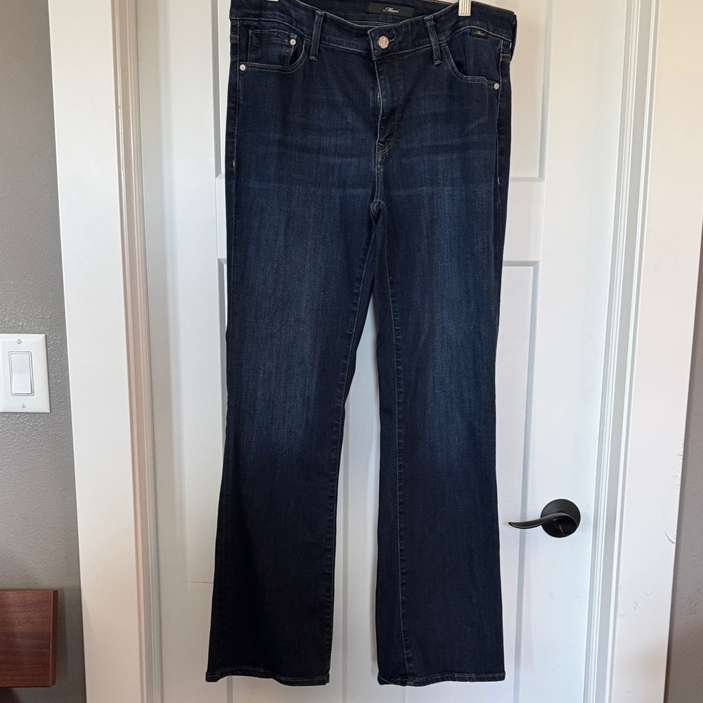 Mavi Deep Indigo Flare Jeans